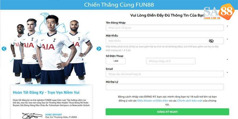 Nhà Cái Fun88 – Địa Chỉ Cá Cược Trực Tuyến Hàng Đầu 2025 3 4 bước đăng ký cá cược tại nhà cái Fun88
